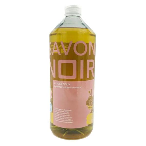 La compagnie du bicarbonate Savon noir liquide à l'huile de lin 1 L