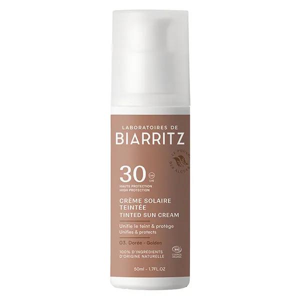 Laboratoires de Biarritz Crème solaire teintée SPF30 Dorée 50 ml
