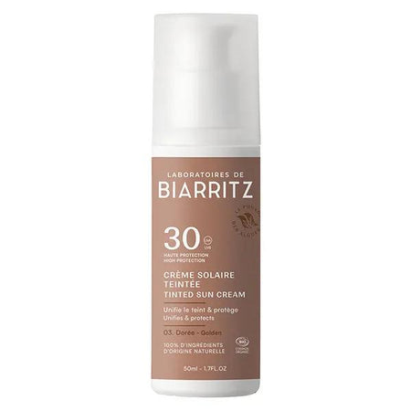 Laboratoires de Biarritz Crème solaire teintée SPF30 Dorée 50 ml
