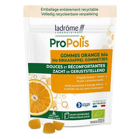 Ladrôme Gommes Propolis Orange Doypack (45 g)
