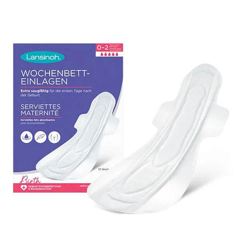 Lansinoh Maternity Pads x10 - 0 to 2 weeks