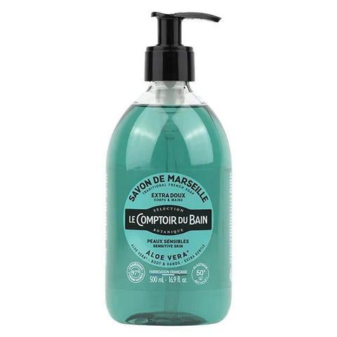 Le Comptoir du Bain Marseille Soap with Extra Gentle Aloe Vera 500ml
