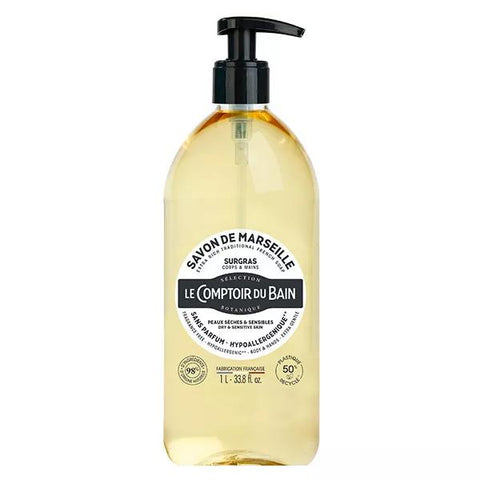 Le Comptoir du Bain Marseille Soap Extra Rich Unscented 1L