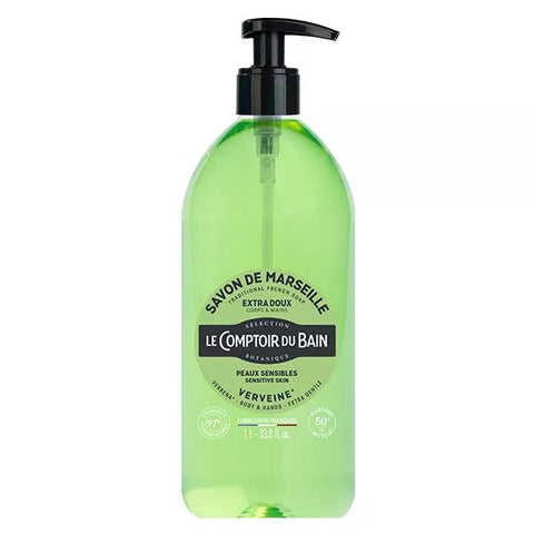 Le Comptoir du Bain Savon de Marseille Verveine Extra Doux 1L