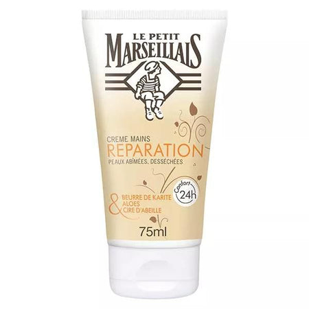 Le Petit Marseillais Crème Mains Karité, Aloès et Cire d'Abeille 75 ml