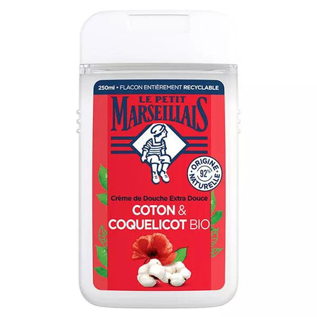 Le Petit Marseillais Douche Crème Extra Doux Coton Coquelicot (250 ml)