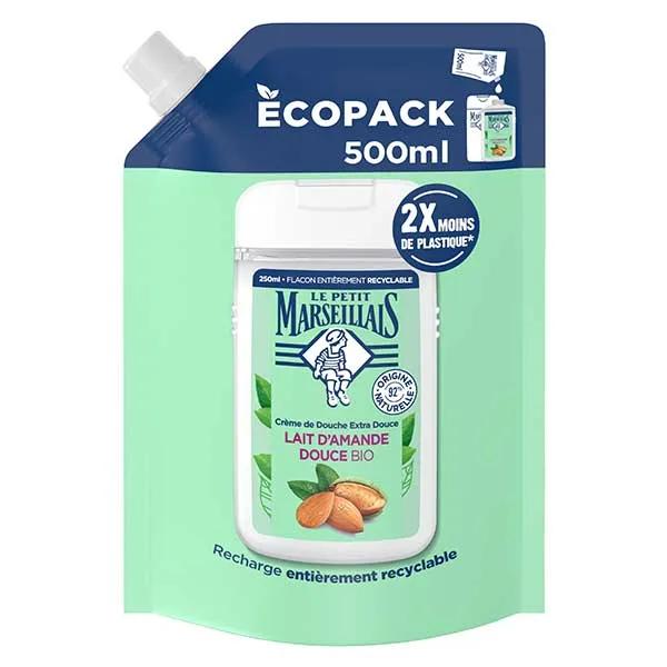 Le Petit Marseillais Recharge Crème de Douche Lait d'Amande Douce Bio 500ml