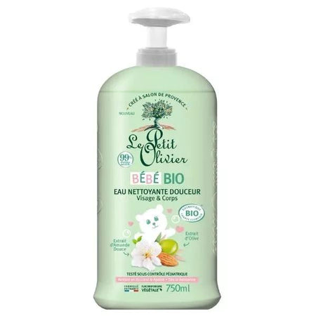 Le Petit Olivier - Eau Nettoyante Douceur - Bébé BIO - Dès La Naissance 750 ml