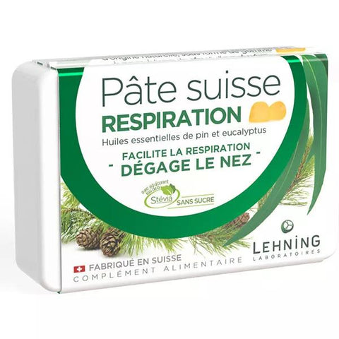 Lehning O.R.L Swiss Pine and Eucalyptus Paste 40 pastilles