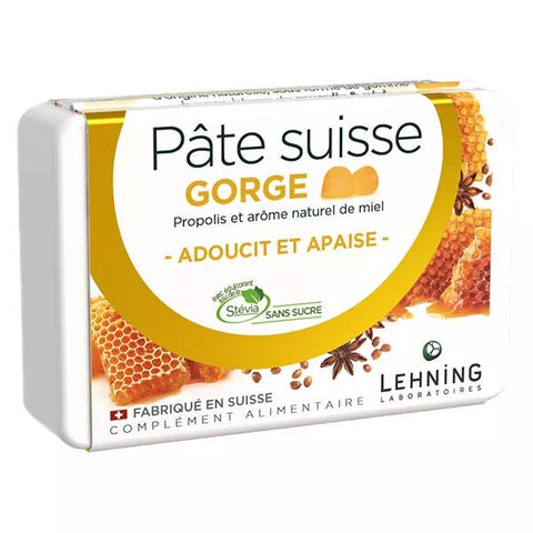 Lehning O.R.L Swiss Paste Propolis and Honey 40 pastilles