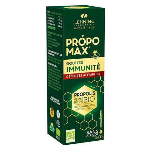 Lehning Propomax Immunity Alcohol-Free Organic Propolis Extract 30ml