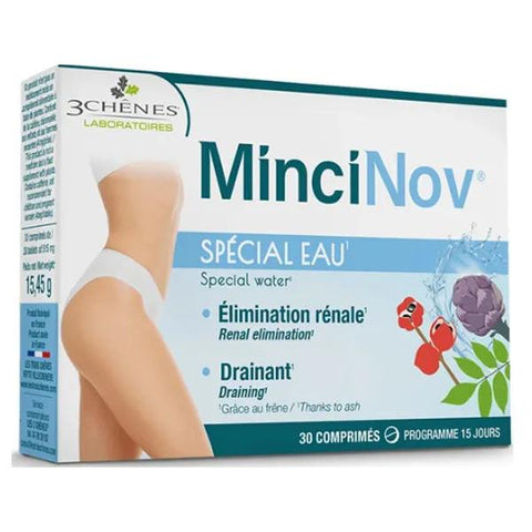 3 Chênes Anti-Water Slimming Vegetable Extracts 30 tablets