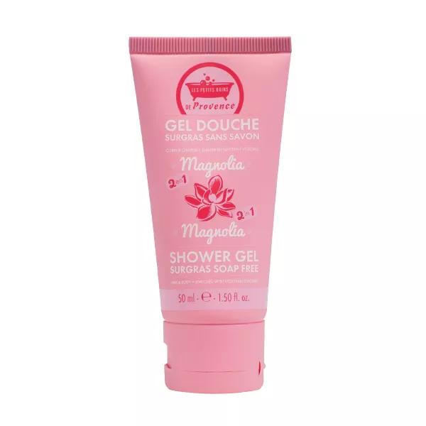 Les Petits Bains de Provence Gel Douche Surgras sans Savon 2 en 1 Magnolia 50 ml