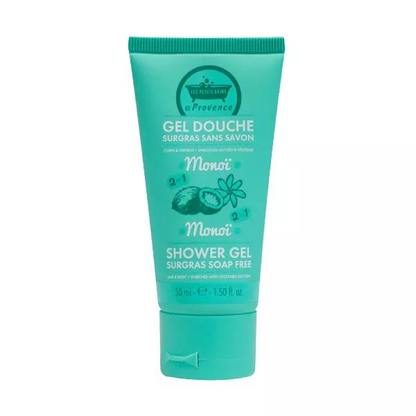 Les Petits Bains de Provence Gel Douche Surgras sans Savon 2 en 1 Monoî 50ml