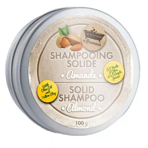 Les Petits Bains de Provence Solid Shampoo Refill Almond 100g
