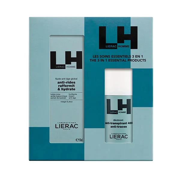 Lierac Homme Coffret Fête des Pères Fluide Anti-Âge Global + Déodorant offert
