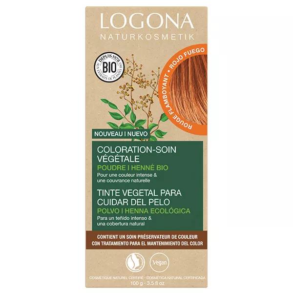 Logona Coloration-soin rouge flamboyant 100g