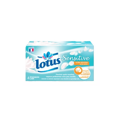Lotus Pure Naturelle Mouchoirs Blancs Boite de 80