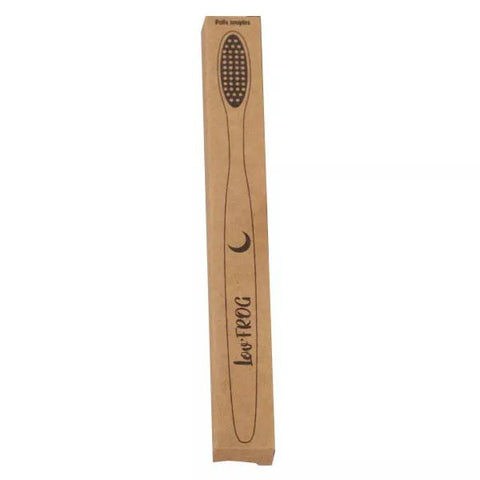 Lov'FROG Brosse à Dent Bambou Charbon Actif Adulte Motif Lune