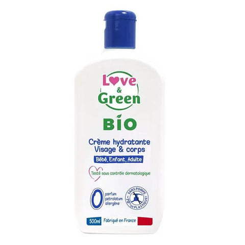 Love & Green Organic Face & Body Moisturizer 500ml