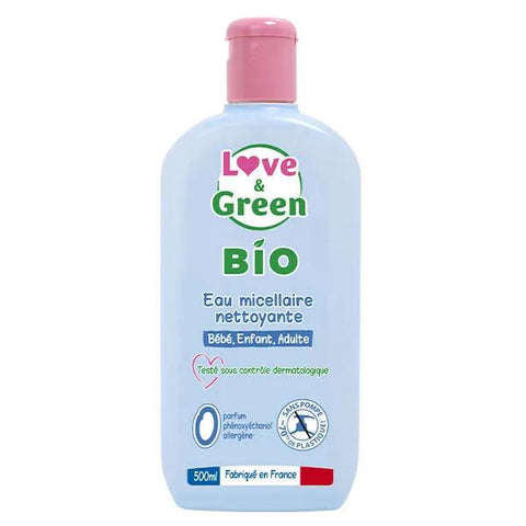 Love & Green Eau Micellaire Nettoyante Bio (500 ml)