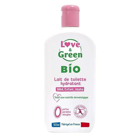 Love & Green Lait de Toilette Bio 500ml
