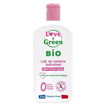 Love & Green Lait de Toilette Bio 500ml