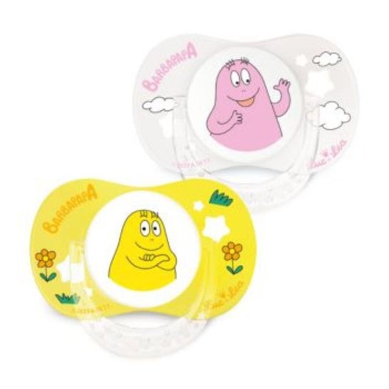 Luc Et Léa Sucette Barbapapa 6-18 Mois 2 Unités