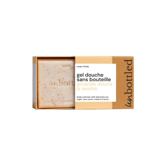 Unbottled Gel Douche Sans Bouteille Avoine & Amande Douce 35g