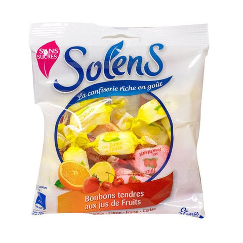 SOLENS Sugar-Free Fruit Juice Soft Candies — 100 g