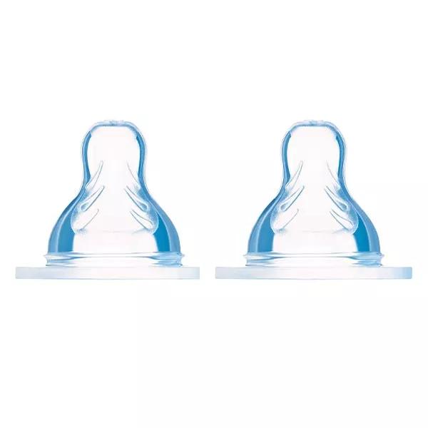 MAM Accessoires pour Biberons Tétine Silicone +6m Débit X Ultra Rapide 2 unités