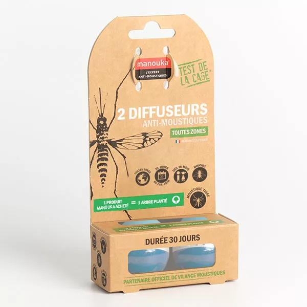 Manouka Double diffuseur coloris Bleue