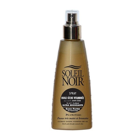 Soleil Noir huile sèche vitaminée ultra bronzante sans filtre (150 ml)