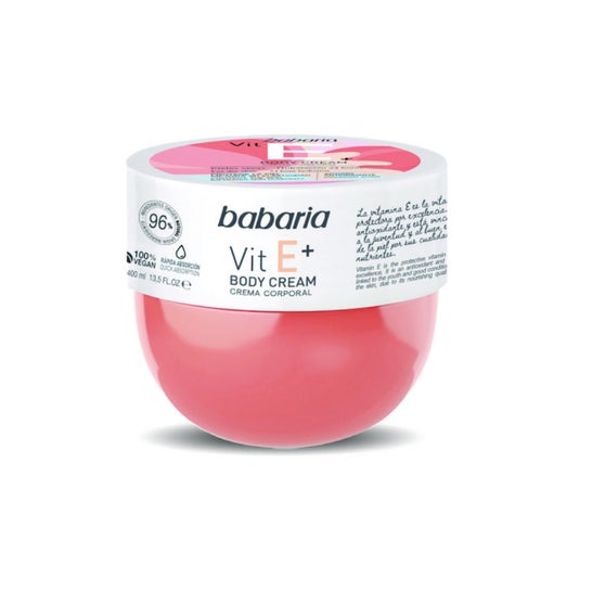 Babaria Crème pour le corps Vit E+ (400 ml)