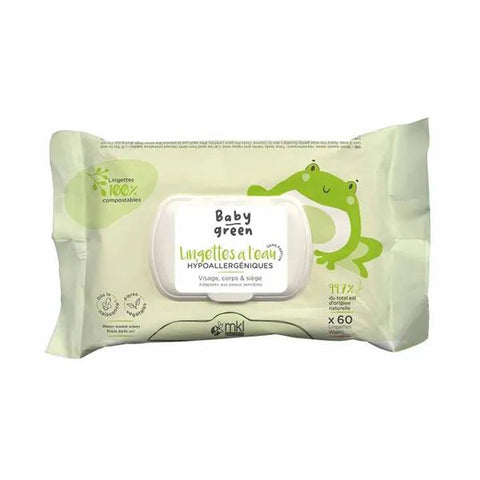 MKL Green Nature Baby Green Lingettes Cosmos Nat 60 Lingettes