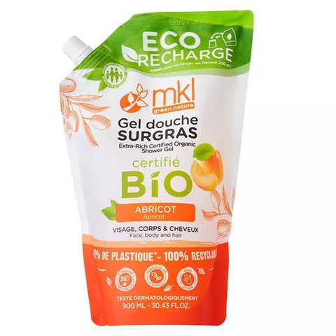 MKL Green Nature Organic Shower Gel Eco-Refill** Apricot 900ml
