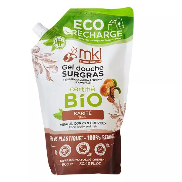 MKL Green Nature Eco-recharge gel douche bio** Karité (900 ml)