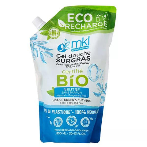 MKL Green Nature Organic Shower Gel Eco-Refill Neutral 900ml