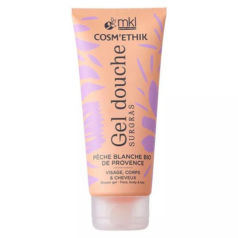 MKL Green Nature Organic White Peach Shower Gel from Provence Cosm'ethik 200ml
