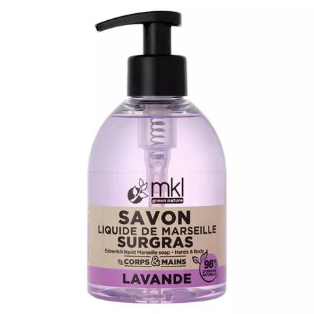 MKL Green Nature Savon Liquide de Marseille Surgras Lavande (300 ml)