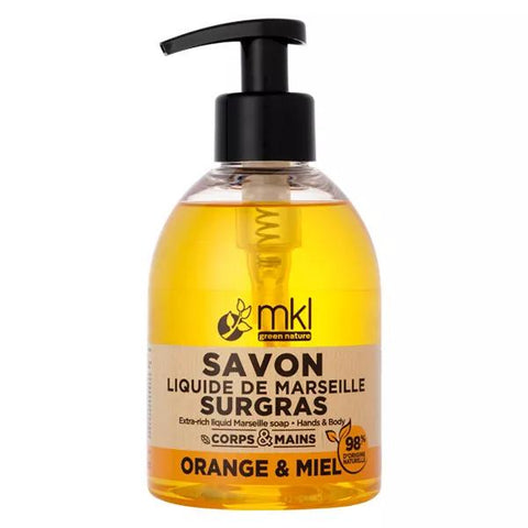 MKL Green Nature Marseille Liquid Soap Extra Rich Orange & Honey 300ml
