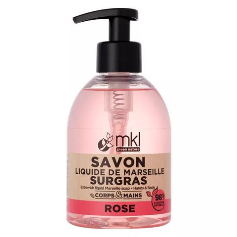 MKL Green Nature Extra-Rich Marseille Liquid Soap Rose 300ml