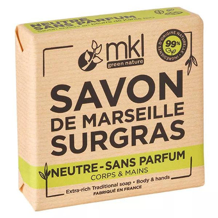 MKL Green Nature Savon de Marseille sans parfum 100g