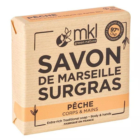 MKL Green Nature Savon de Marseille Pêche (100 g)