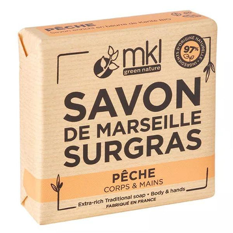 MKL Green Nature Savon de Marseille Pêche (100 g)