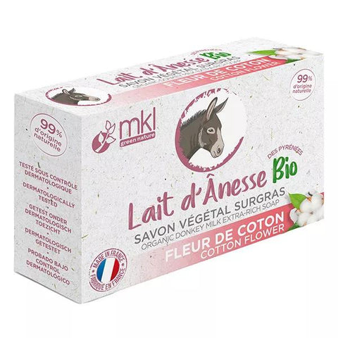 MKL Donkey Milk Soap Cotton Flower Vegetable Soap 100g