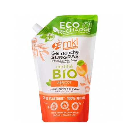 MKL Green Nature Organic Shower Gel Eco-Refill** Apricot 900ml