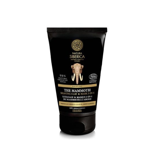 Natura Siberica Argile à raser et masque 2 en 1 Mammouth (150 ml)
