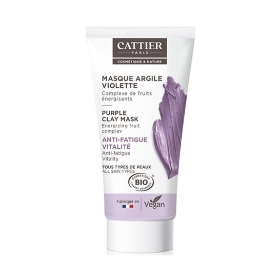 Cattier Masque d'argile violette (30 ml)