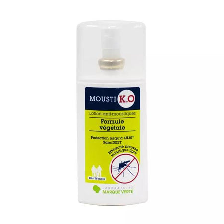 MOUSTI K.O Lotion Anti-Moustiques Formule Végétale 75ml